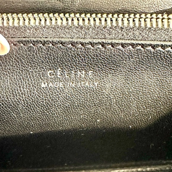 Celine large citron leather zip around wallet - Picture 7 of 9